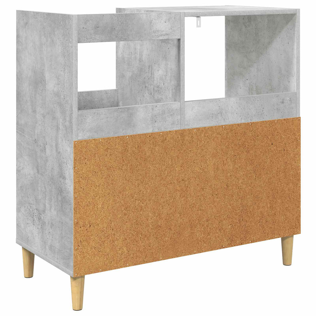 vidaXL Stojak na odtwarzacz płyt Betonowy szary 82 x 39,5 x 82,5 cm