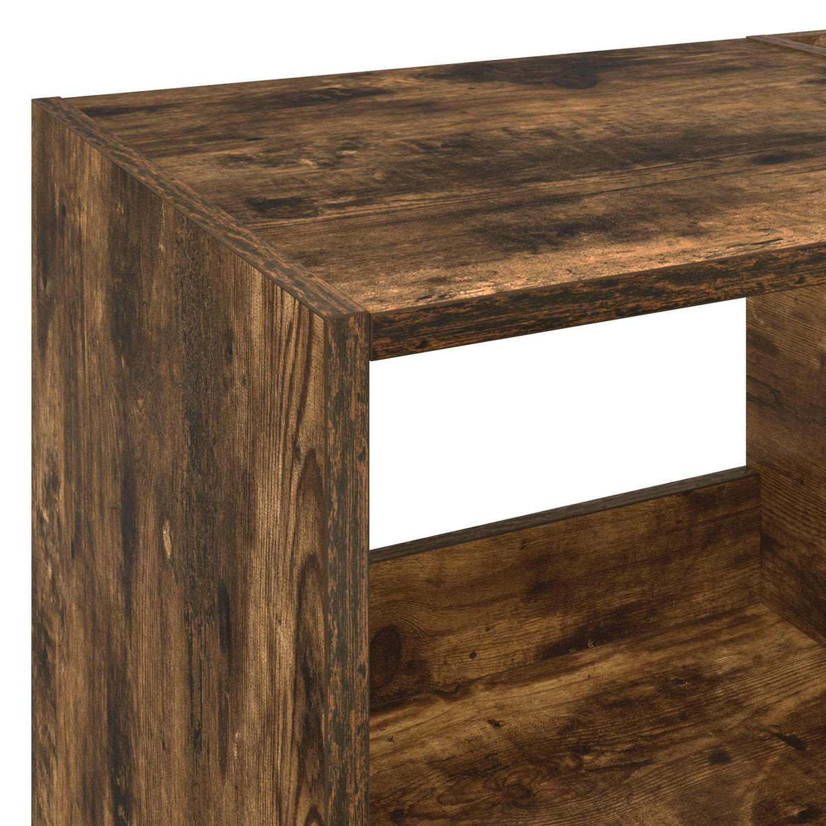 vidaXL Stojak na odtwarzacz płyt Dąb wędzony 82 x 39,5 x 82,5 cm
