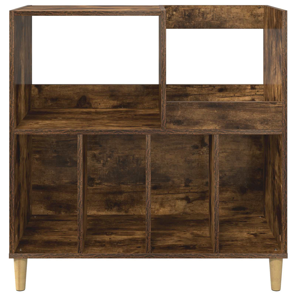 vidaXL Stojak na odtwarzacz płyt Dąb wędzony 82 x 39,5 x 82,5 cm