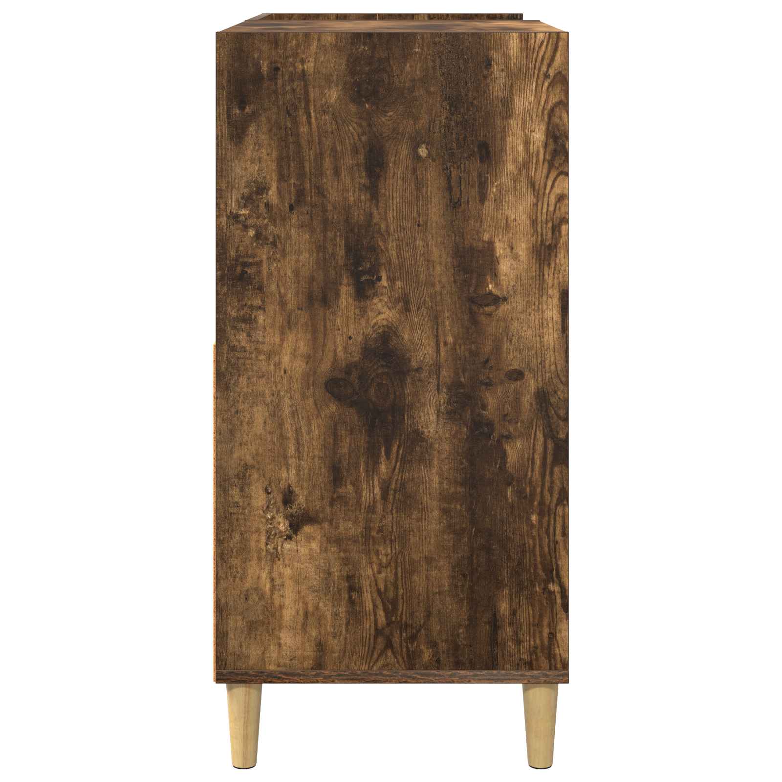 vidaXL Stojak na odtwarzacz płyt Dąb wędzony 82 x 39,5 x 82,5 cm