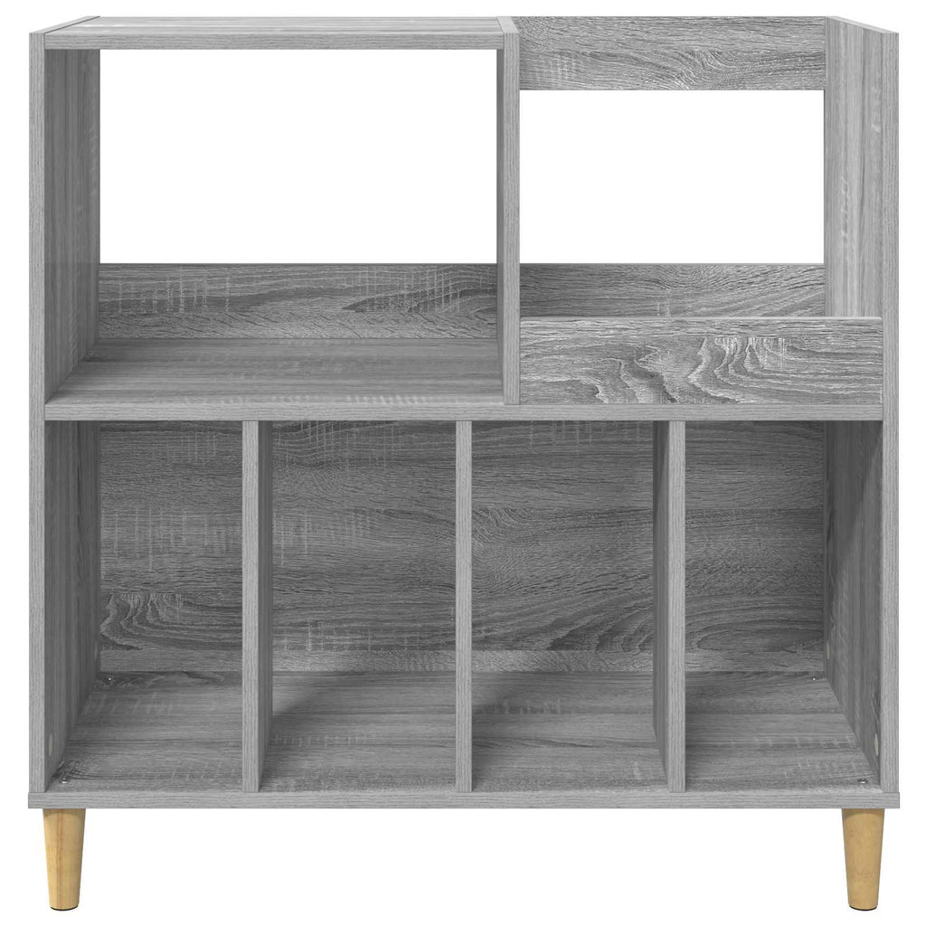 vidaXL Stojak na odtwarzacz płyt Szary Sonoma 82 x 39,5 x 82,5 cm