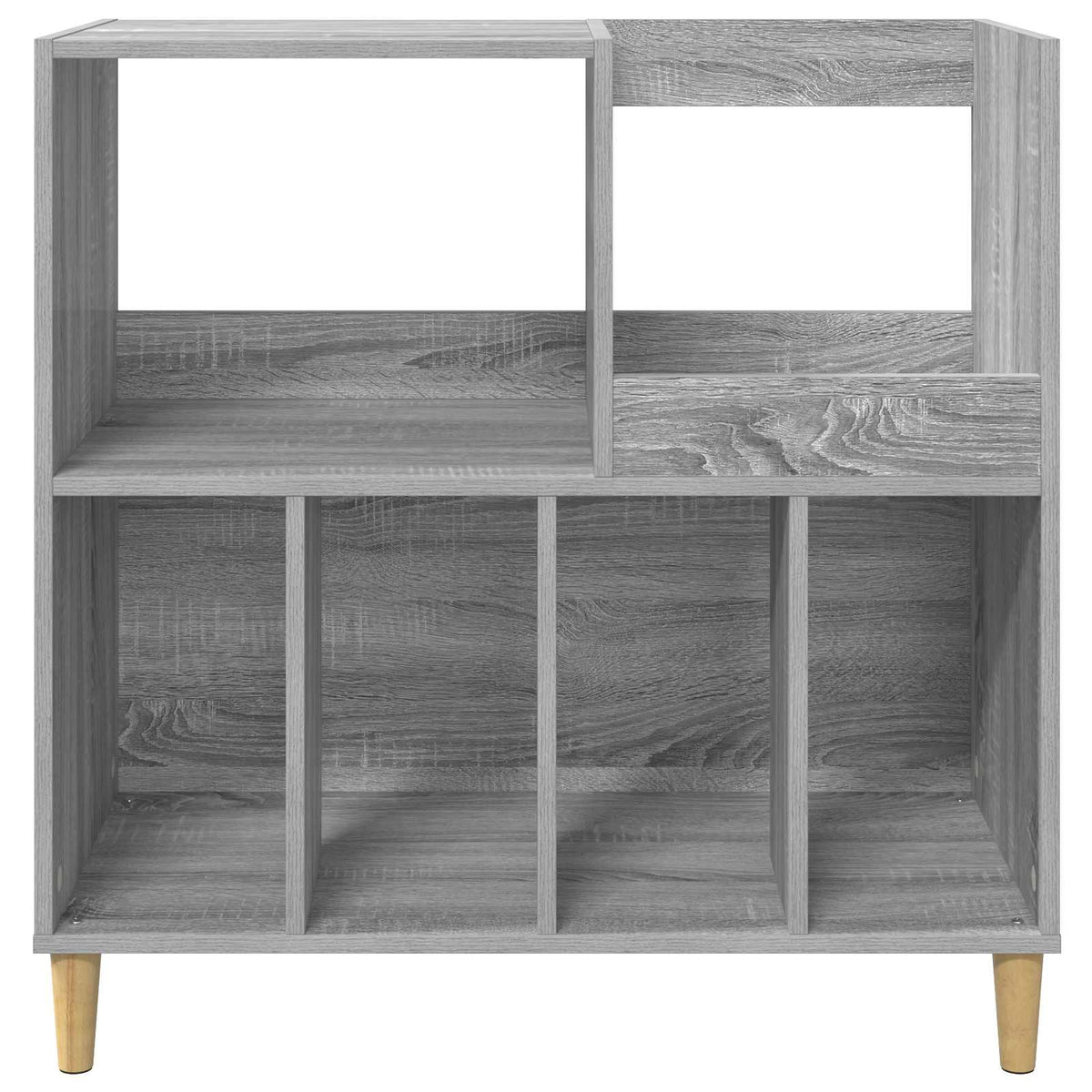 vidaXL Stojak na odtwarzacz płyt Szary Sonoma 82 x 39,5 x 82,5 cm