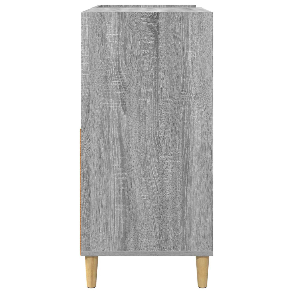vidaXL Stojak na odtwarzacz płyt Szary Sonoma 82 x 39,5 x 82,5 cm
