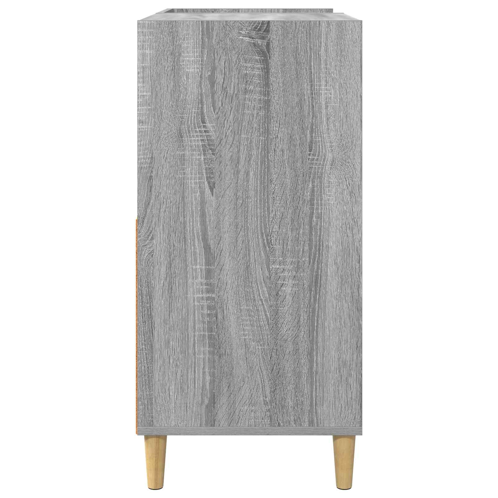 vidaXL Stojak na odtwarzacz płyt Szary Sonoma 82 x 39,5 x 82,5 cm