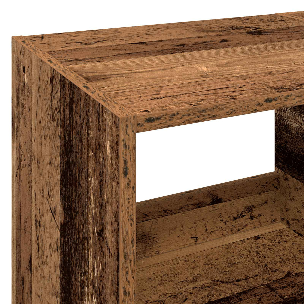 vidaXL Stojak na odtwarzacz płyt Stare drewno 82 x 39,5 x 82,5 cm