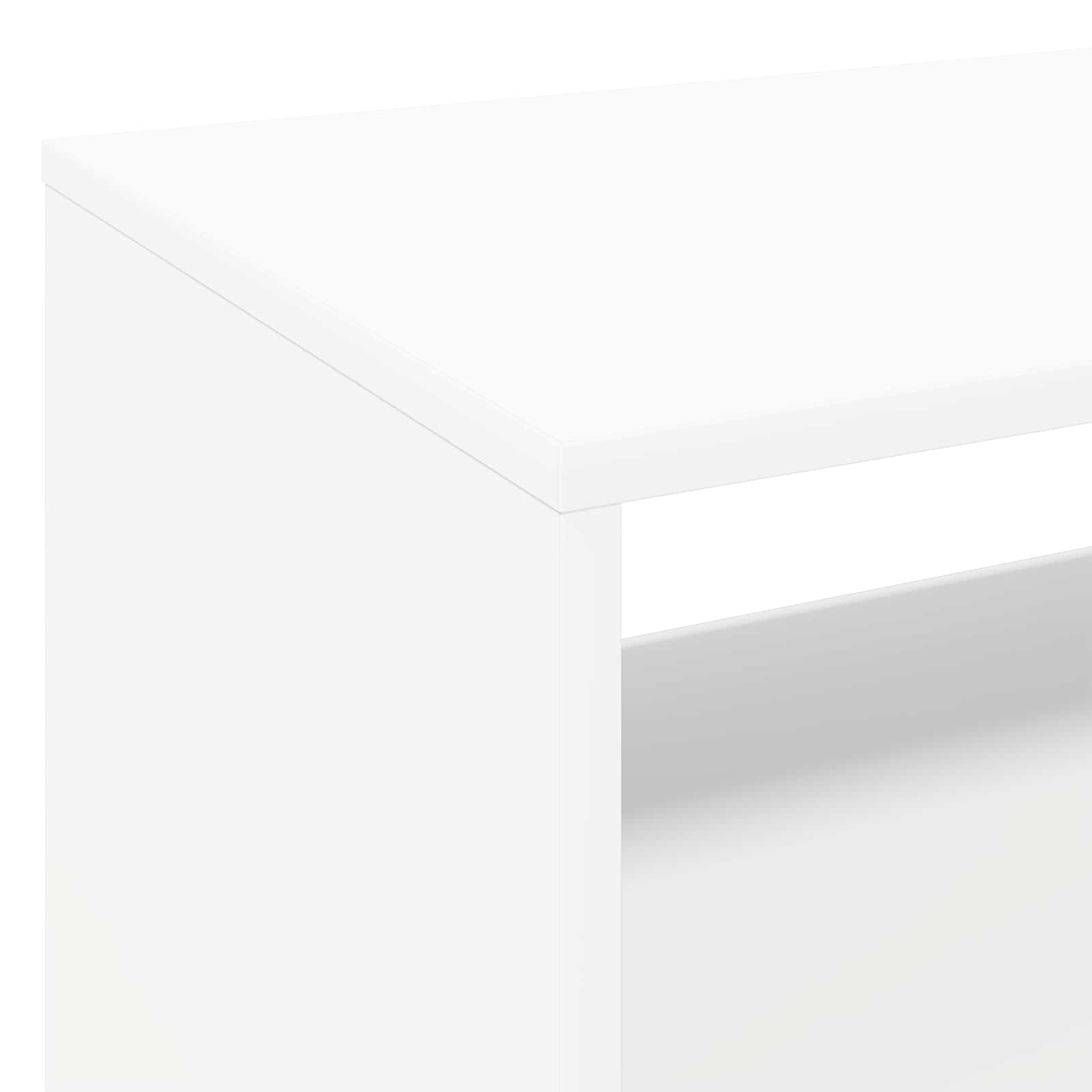 vidaXL Stojak na odtwarzacz płyt Biały 71 x 39,5 x 83 cm