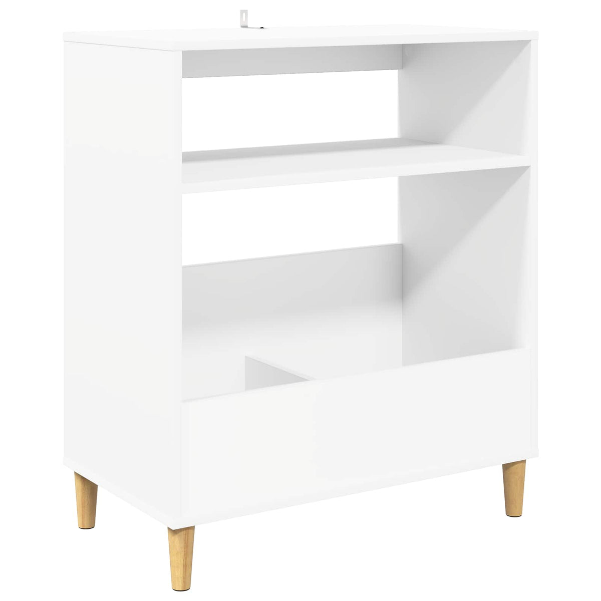 vidaXL Stojak na odtwarzacz płyt Biały 71 x 39,5 x 83 cm
