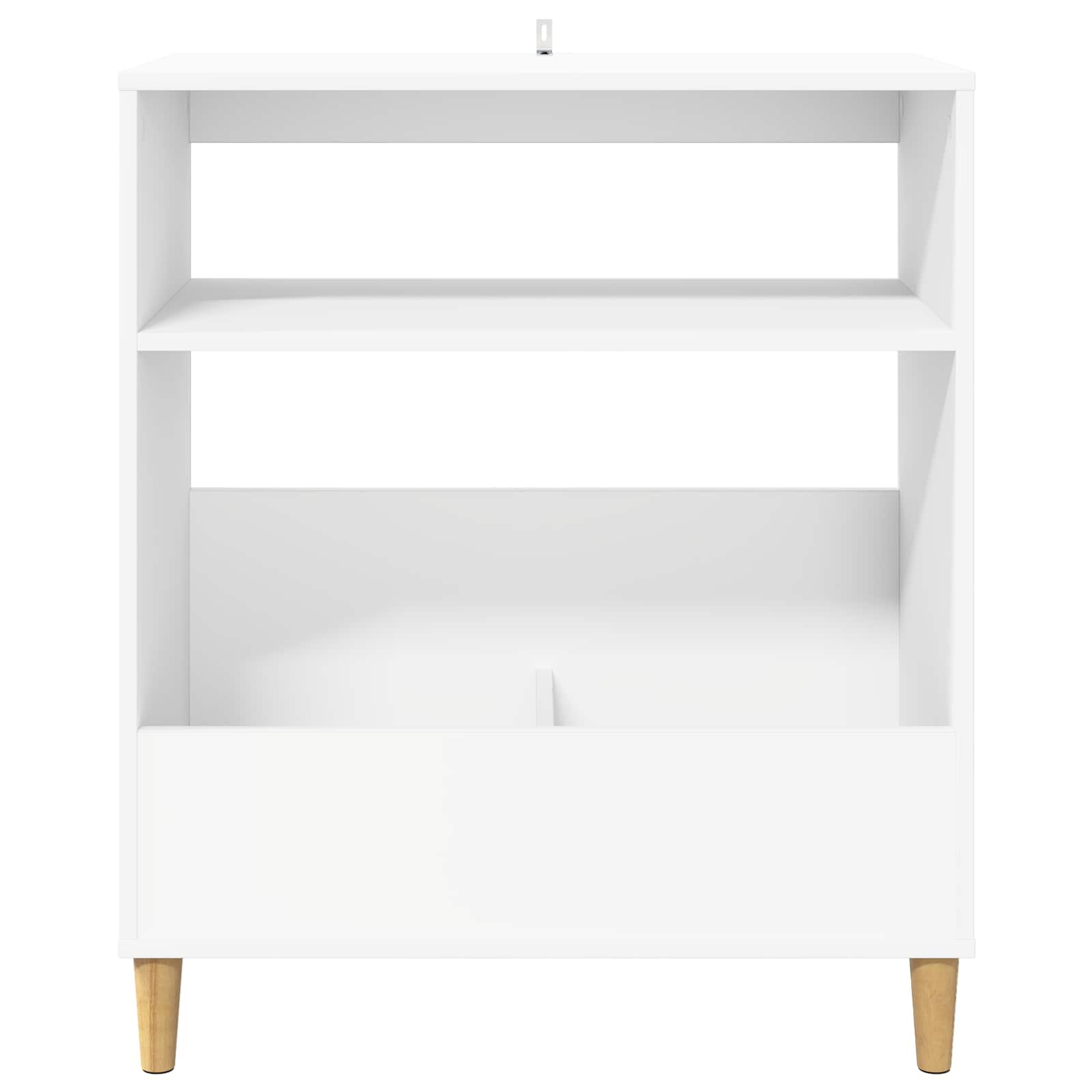 vidaXL Stojak na odtwarzacz płyt Biały 71 x 39,5 x 83 cm