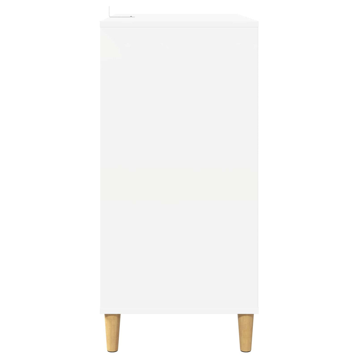 vidaXL Stojak na odtwarzacz płyt Biały 71 x 39,5 x 83 cm