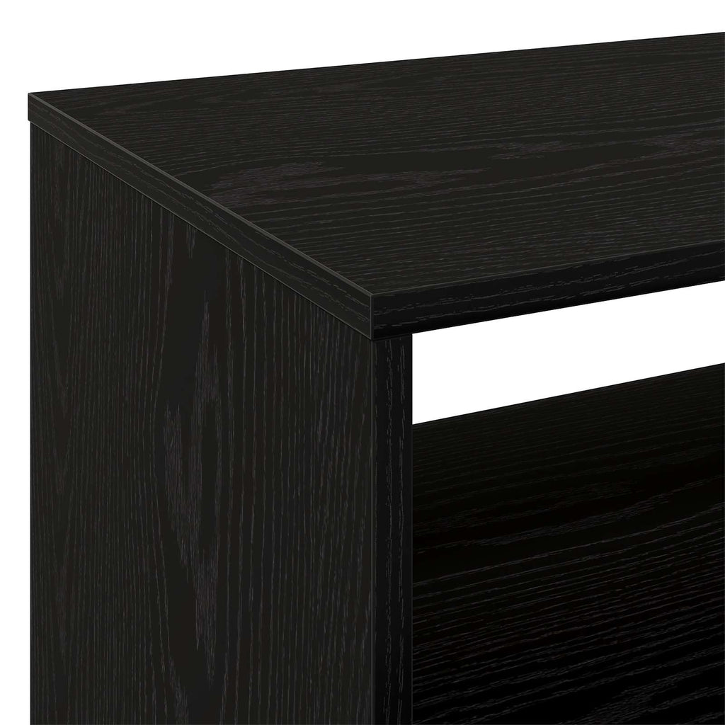 vidaXL Stojak na odtwarzacz płyt Czarny dąb 71 x 39,5 x 83 cm