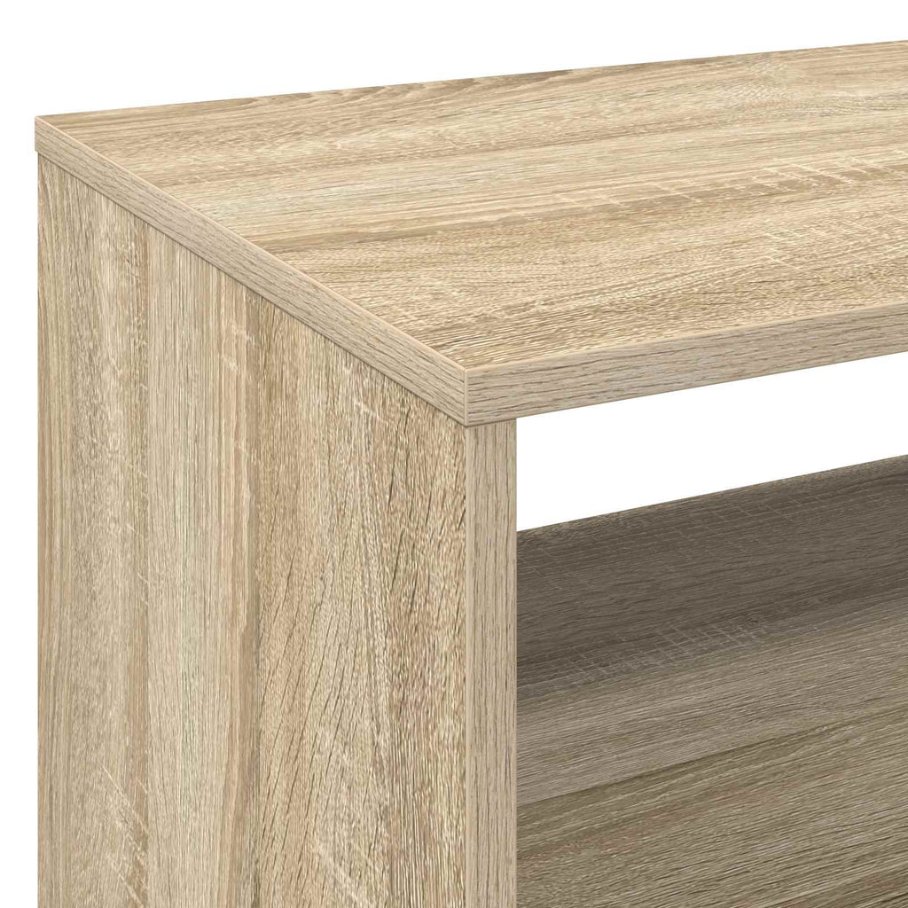 vidaXL Stojak na odtwarzacz płyt dąb Sonoma 71 x 39,5 x 83 cm
