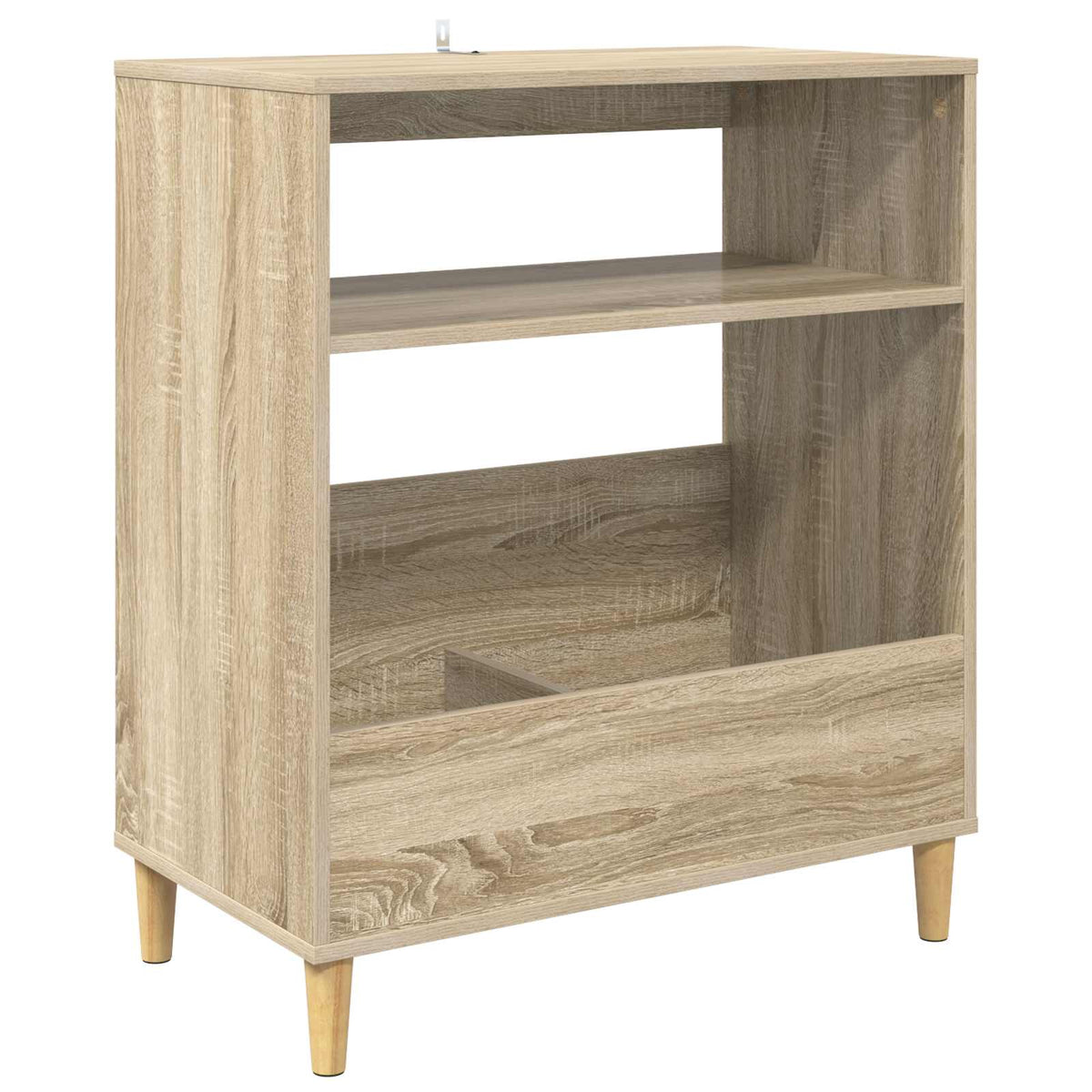 vidaXL Stojak na odtwarzacz płyt dąb Sonoma 71 x 39,5 x 83 cm