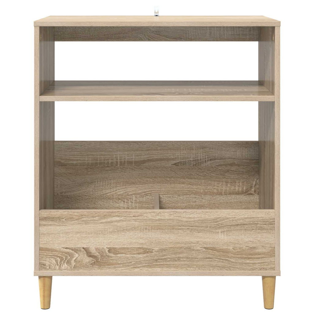vidaXL Stojak na odtwarzacz płyt dąb Sonoma 71 x 39,5 x 83 cm