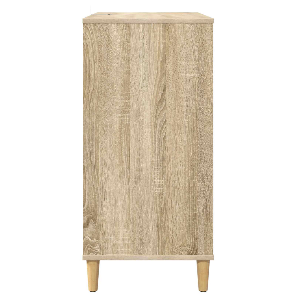 vidaXL Stojak na odtwarzacz płyt dąb Sonoma 71 x 39,5 x 83 cm