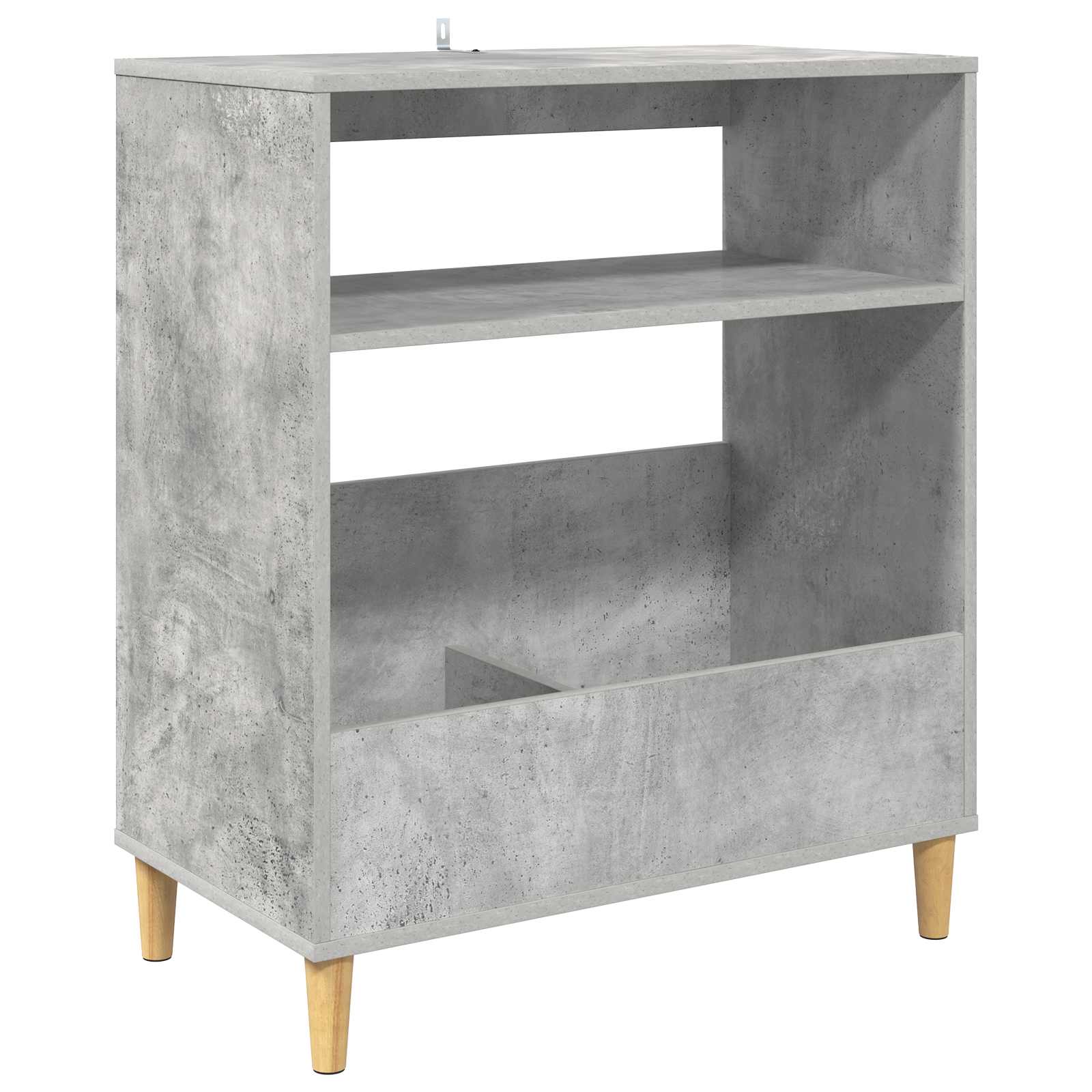 vidaXL Stojak na odtwarzacz płyt Betonowy szary 71 x 39,5 x 83 cm