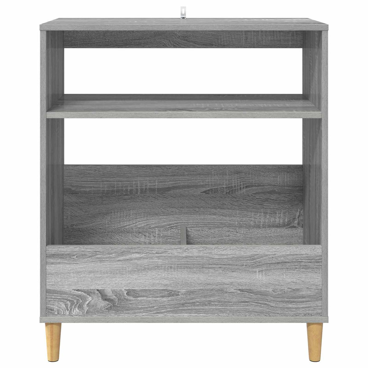 vidaXL Stojak na odtwarzacz płyt Szary Sonoma 71 x 39,5 x 83 cm
