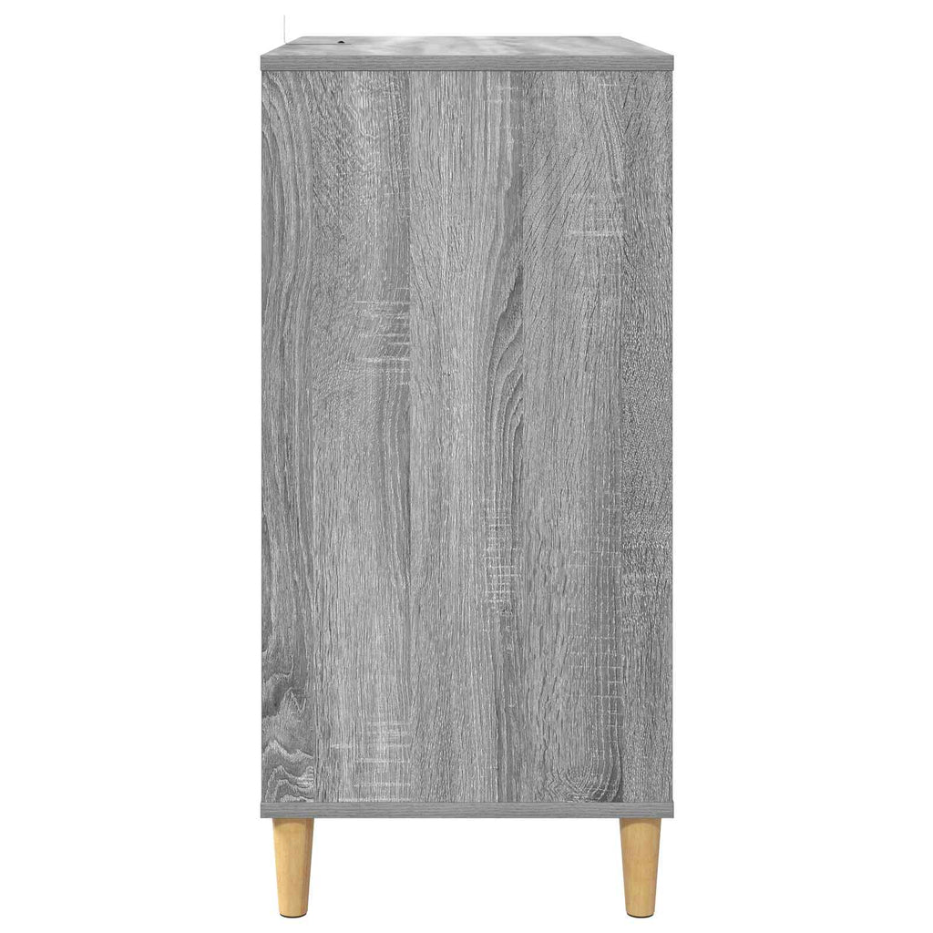 vidaXL Stojak na odtwarzacz płyt Szary Sonoma 71 x 39,5 x 83 cm