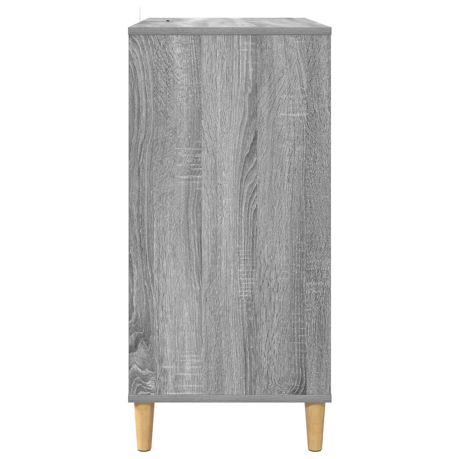 vidaXL Stojak na odtwarzacz płyt Szary Sonoma 71 x 39,5 x 83 cm
