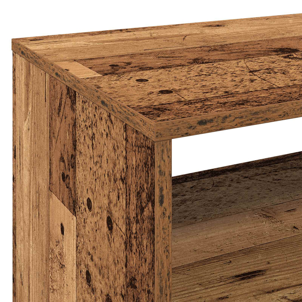 vidaXL Stojak na odtwarzacz płyt Stare drewno 71 x 39,5 x 83 cm