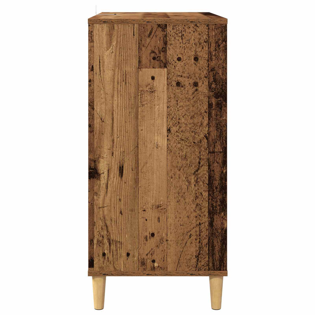 vidaXL Stojak na odtwarzacz płyt Stare drewno 71 x 39,5 x 83 cm