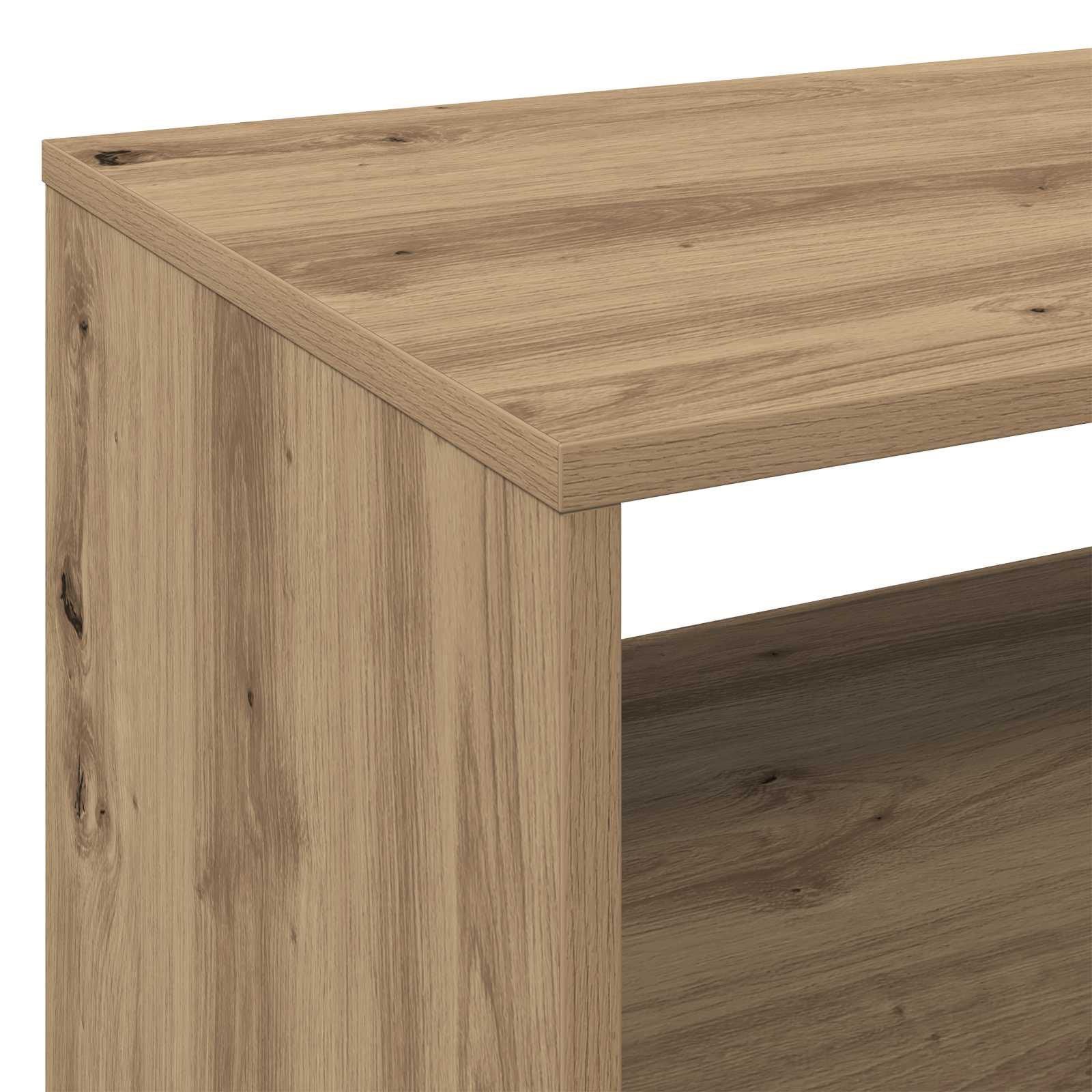 vidaXL Stojak na odtwarzacz płyt Dąb artisan 71 x 39,5 x 83 cm
