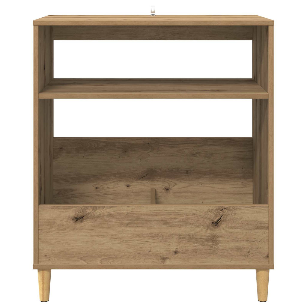vidaXL Stojak na odtwarzacz płyt Dąb artisan 71 x 39,5 x 83 cm