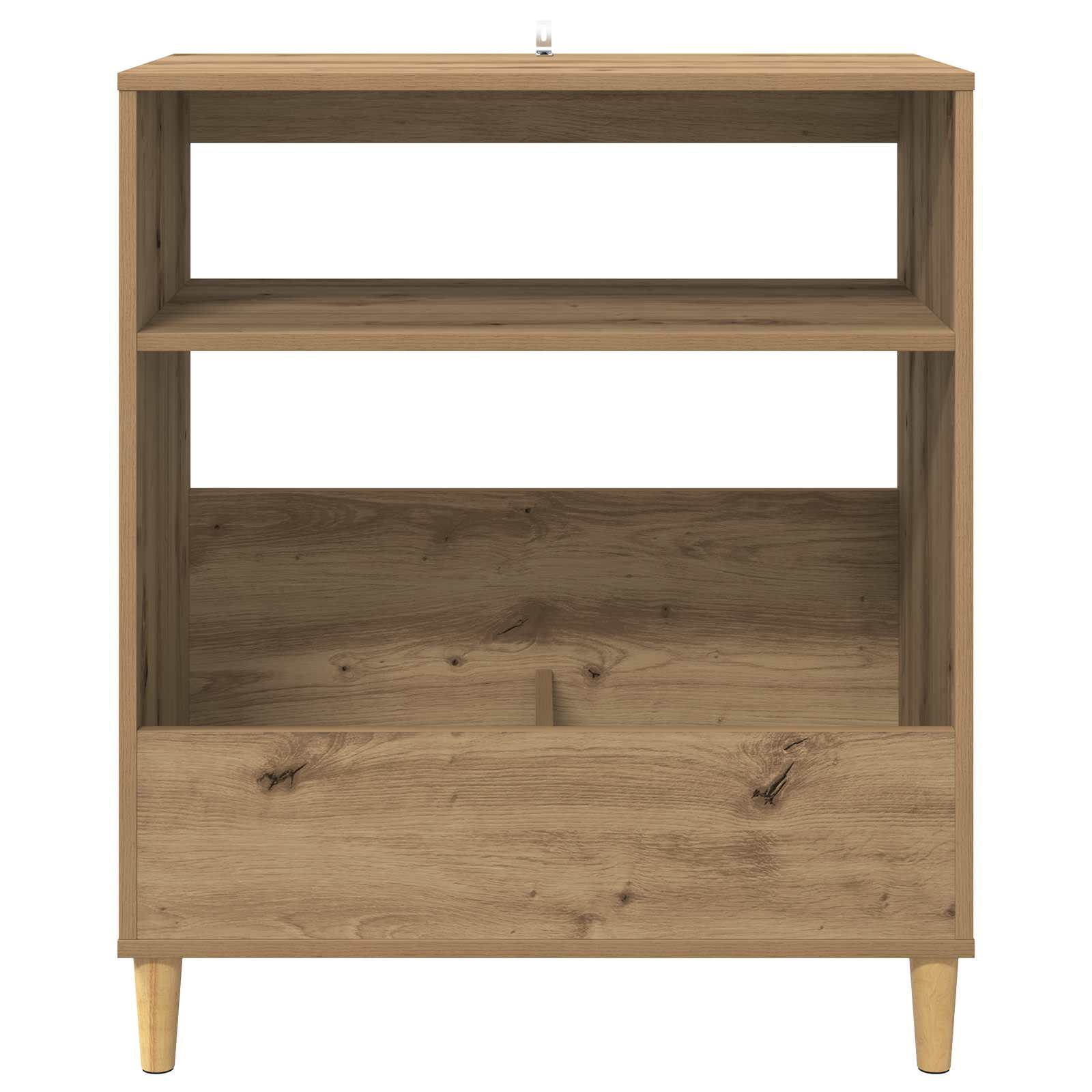 vidaXL Stojak na odtwarzacz płyt Dąb artisan 71 x 39,5 x 83 cm