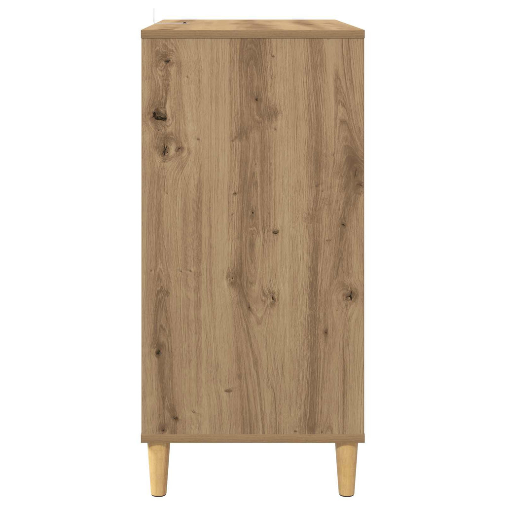 vidaXL Stojak na odtwarzacz płyt Dąb artisan 71 x 39,5 x 83 cm