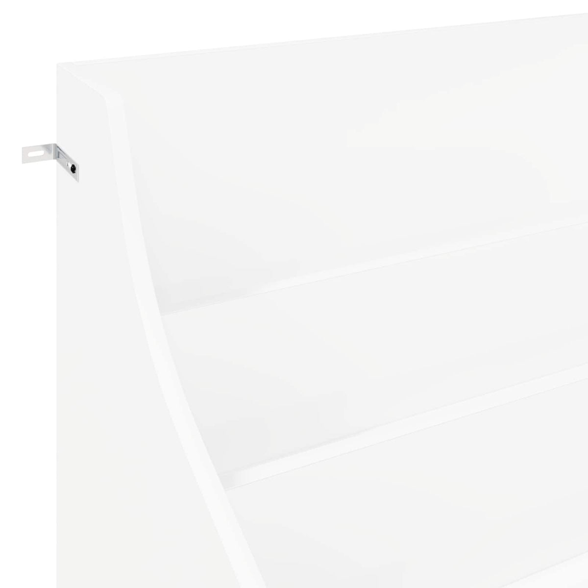 vidaXL Półki na media Biały 70,5 x 46 x 112 cm Drewno inżynieryjne