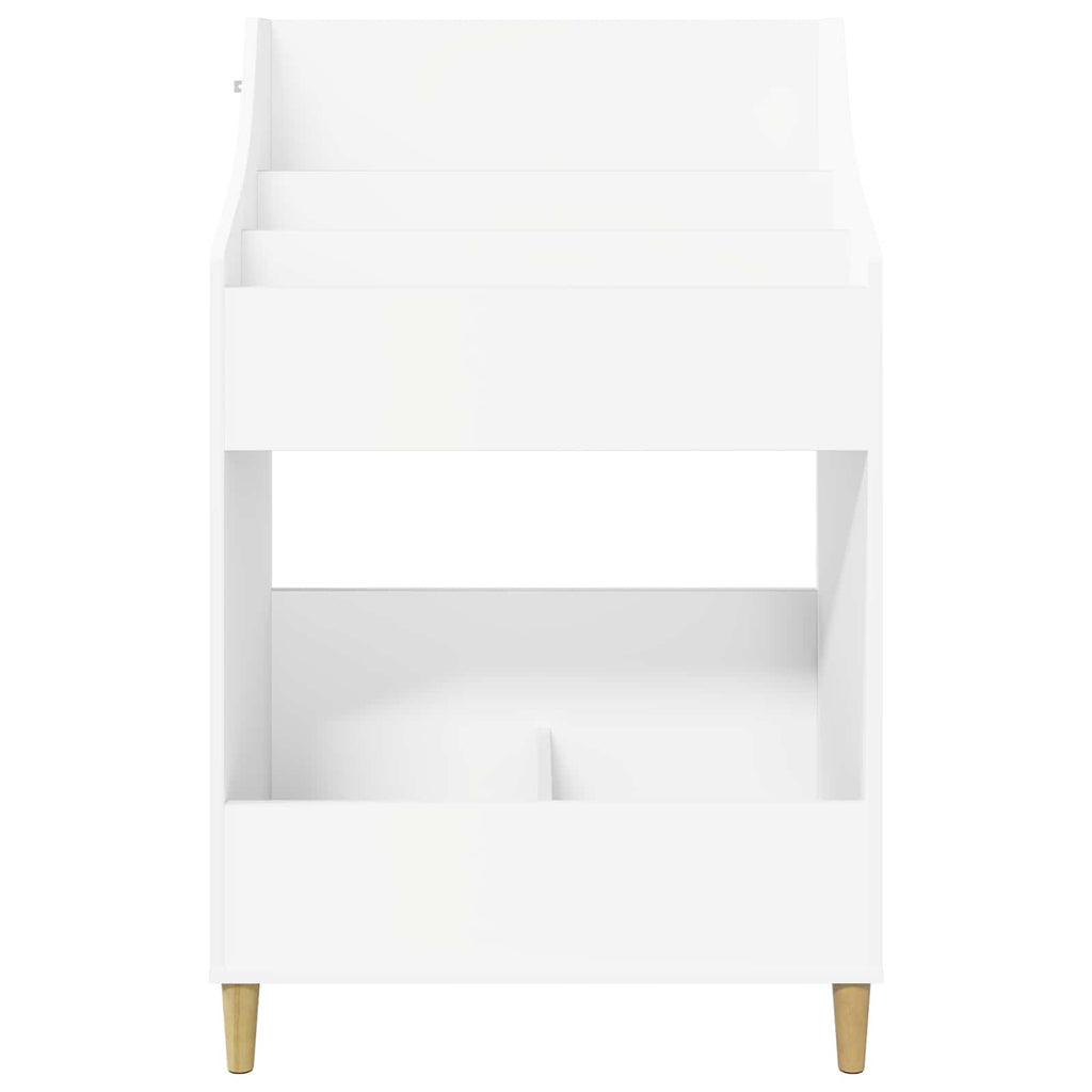 vidaXL Półki na media Biały 70,5 x 46 x 112 cm Drewno inżynieryjne