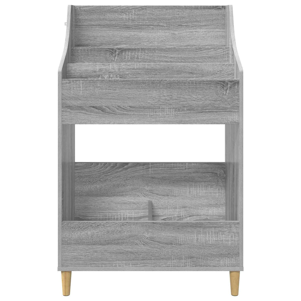 vidaXL Półki na media Szary Sonoma 70,5 x 46 x 112 cm