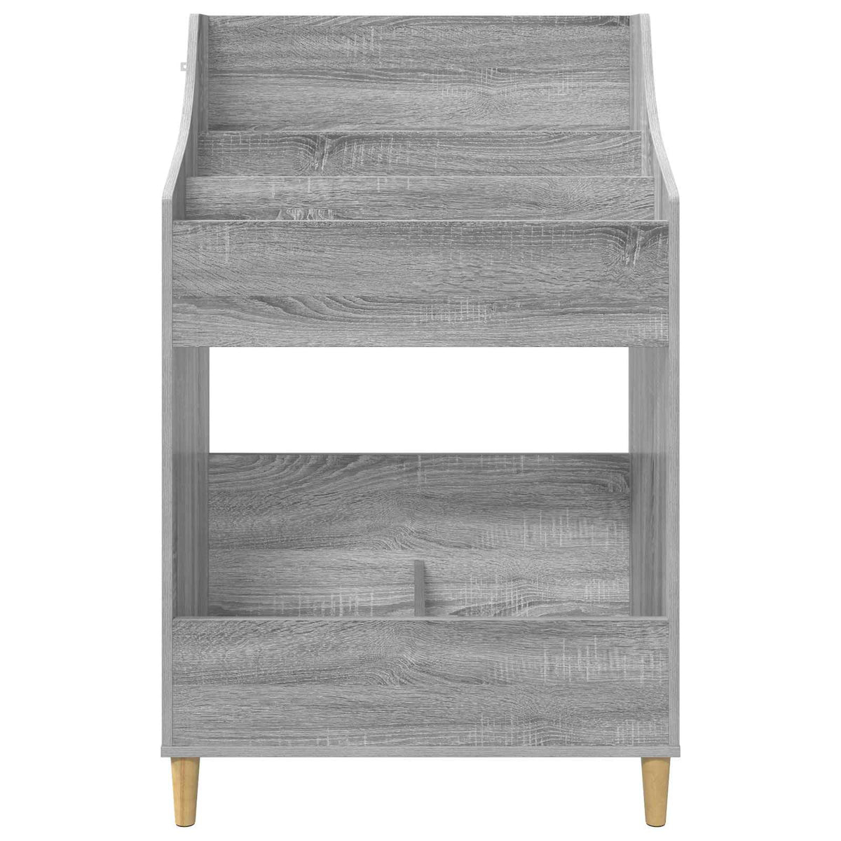 vidaXL Półki na media Szary Sonoma 70,5 x 46 x 112 cm