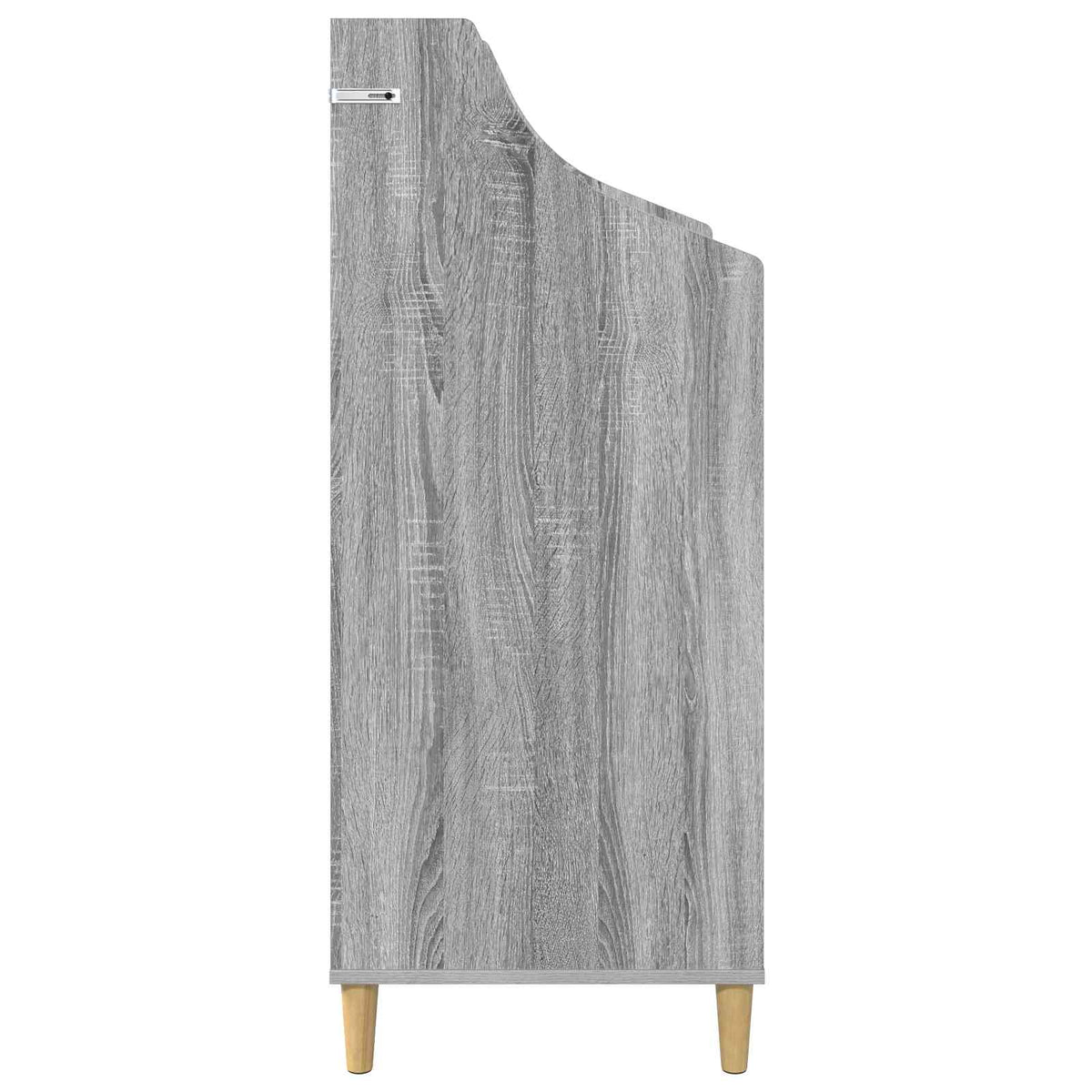 vidaXL Półki na media Szary Sonoma 70,5 x 46 x 112 cm