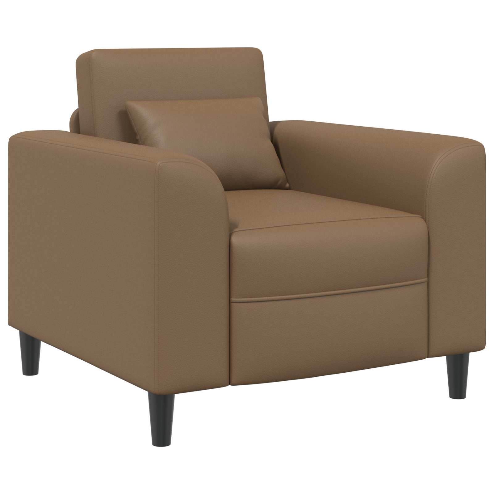 vidaXL Fotel Cappuccino Ekoskóra
