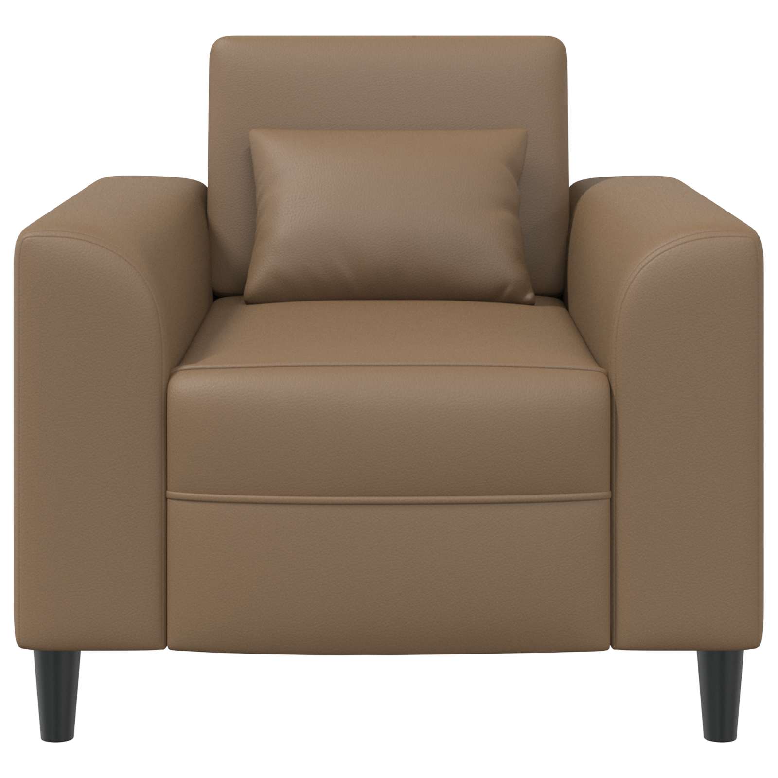 vidaXL Fotel Cappuccino Ekoskóra