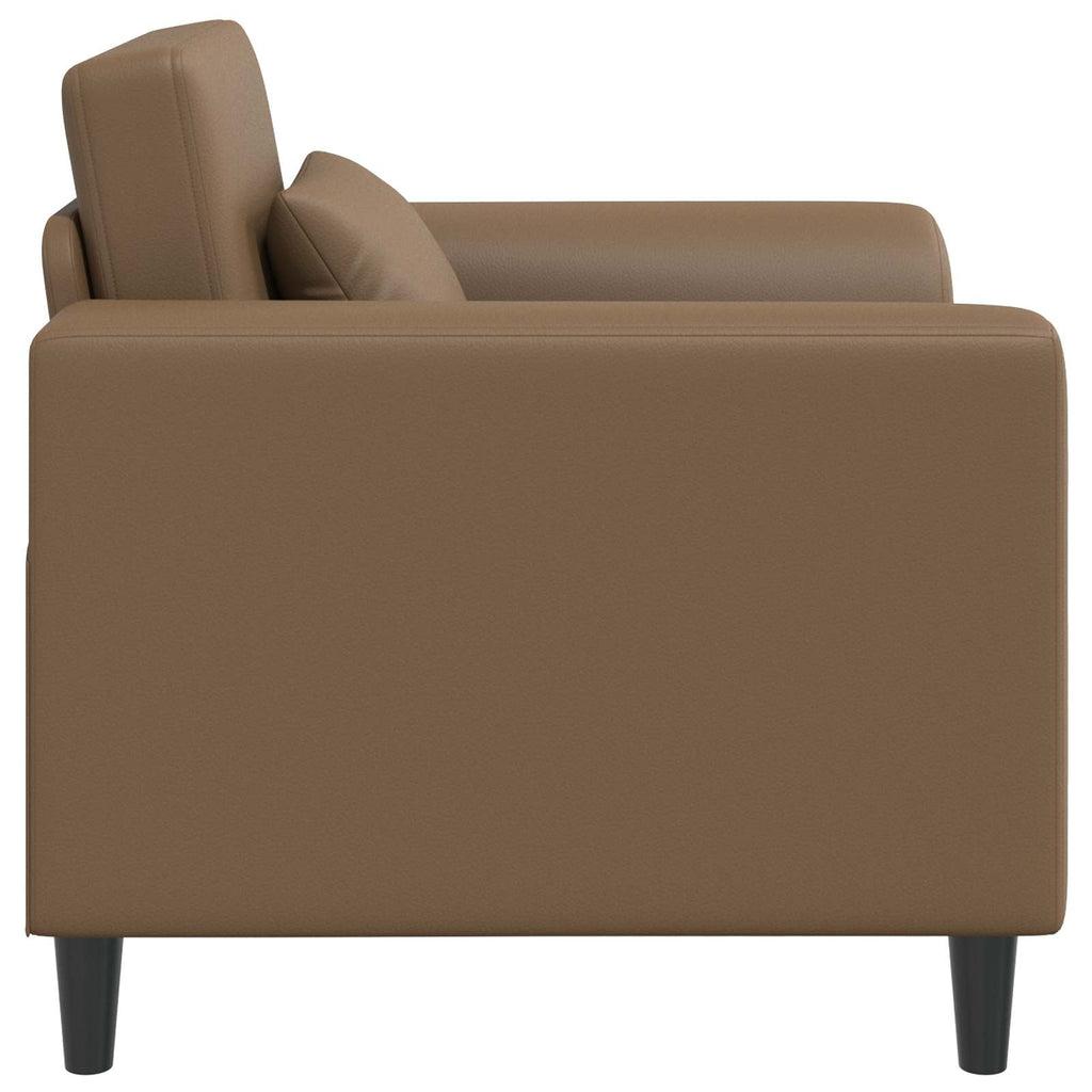 vidaXL Fotel Cappuccino Ekoskóra