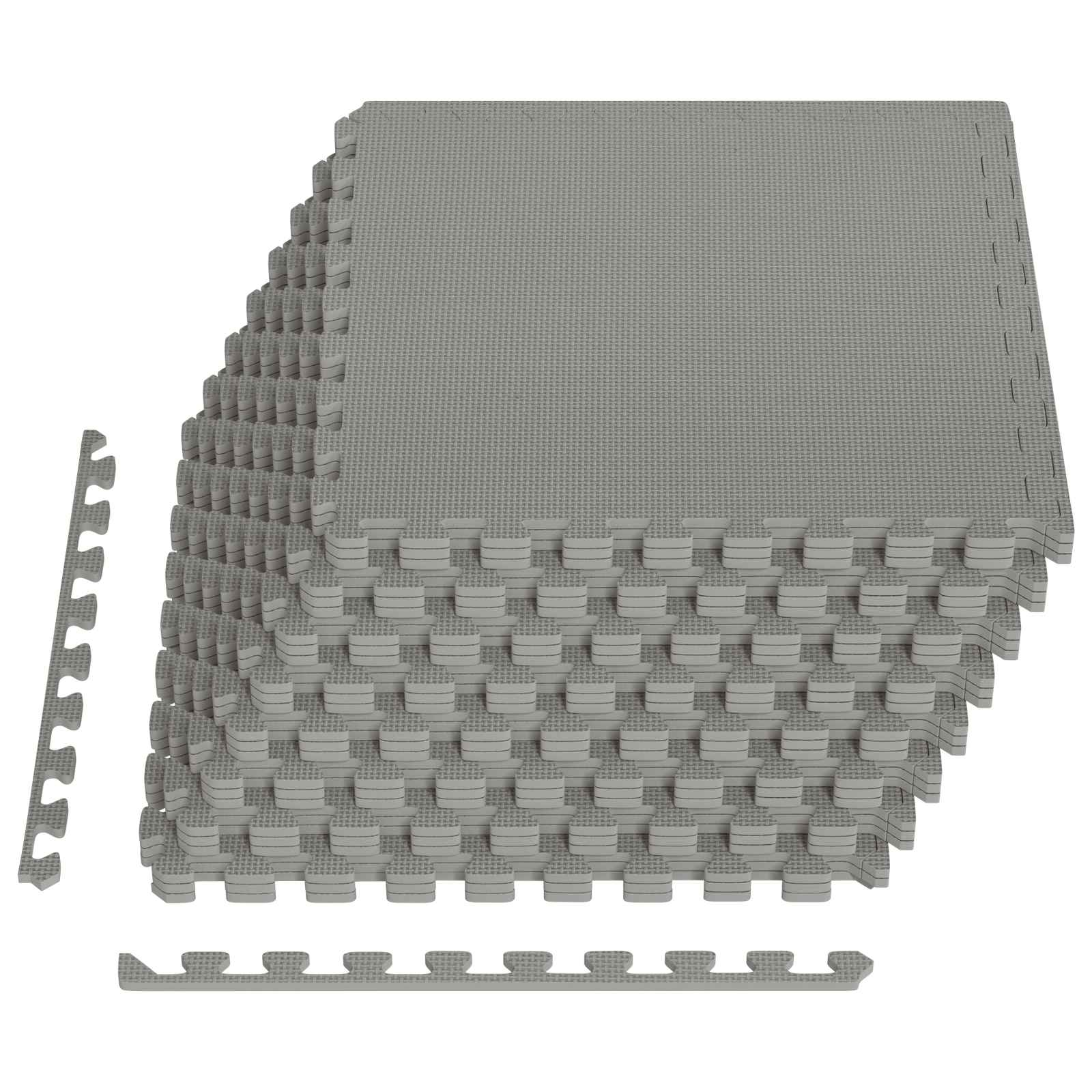 vidaXL Mata podłogowa 24 pcs Szary 8,64 m² Pianka EVA
