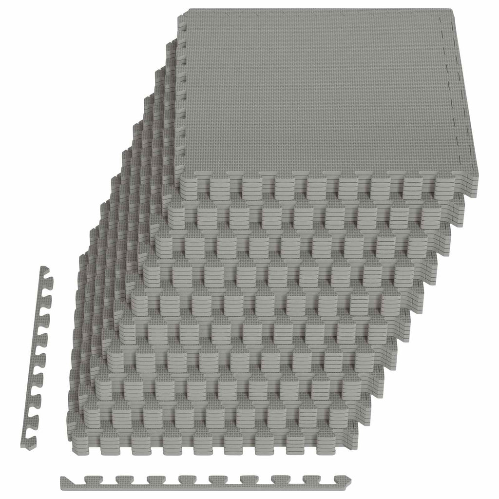 vidaXL Mata podłogowa 50 pcs Szary 18 m² Pianka EVA
