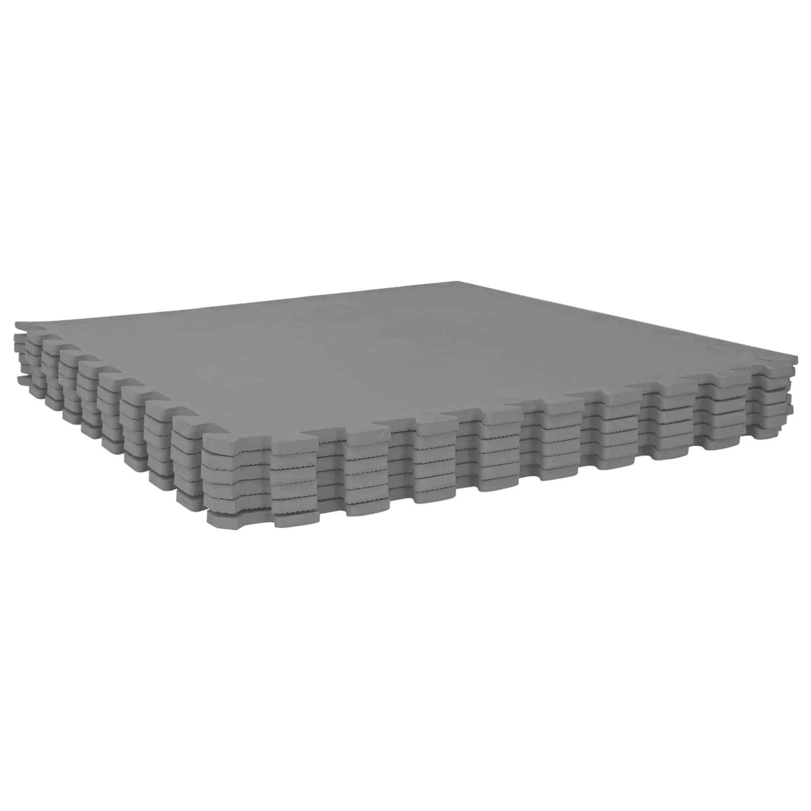 vidaXL Mata podłogowa 24 pcs Szary 8,64 m² Pianka EVA