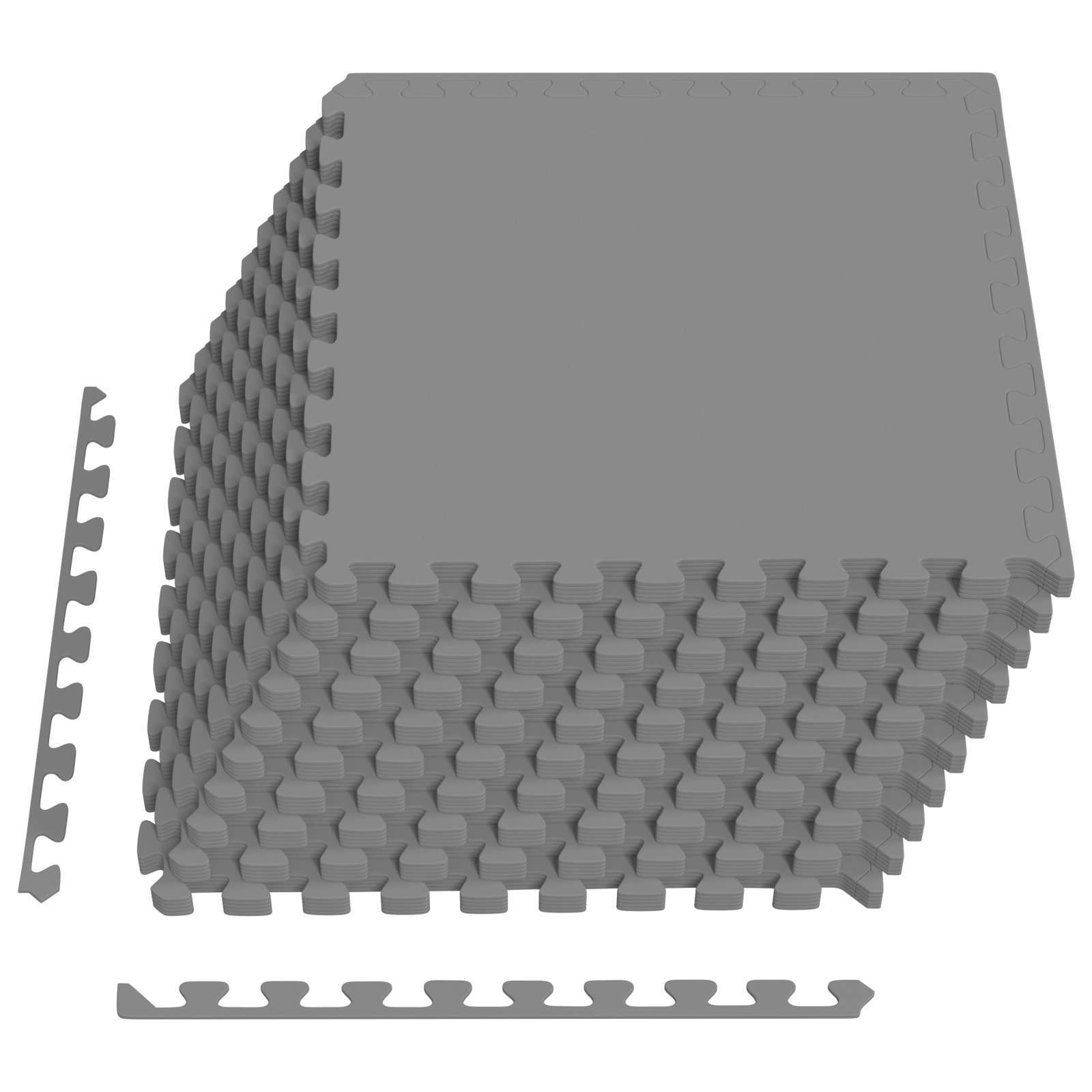 vidaXL Mata podłogowa 50 pcs Szary 18 m² Pianka EVA