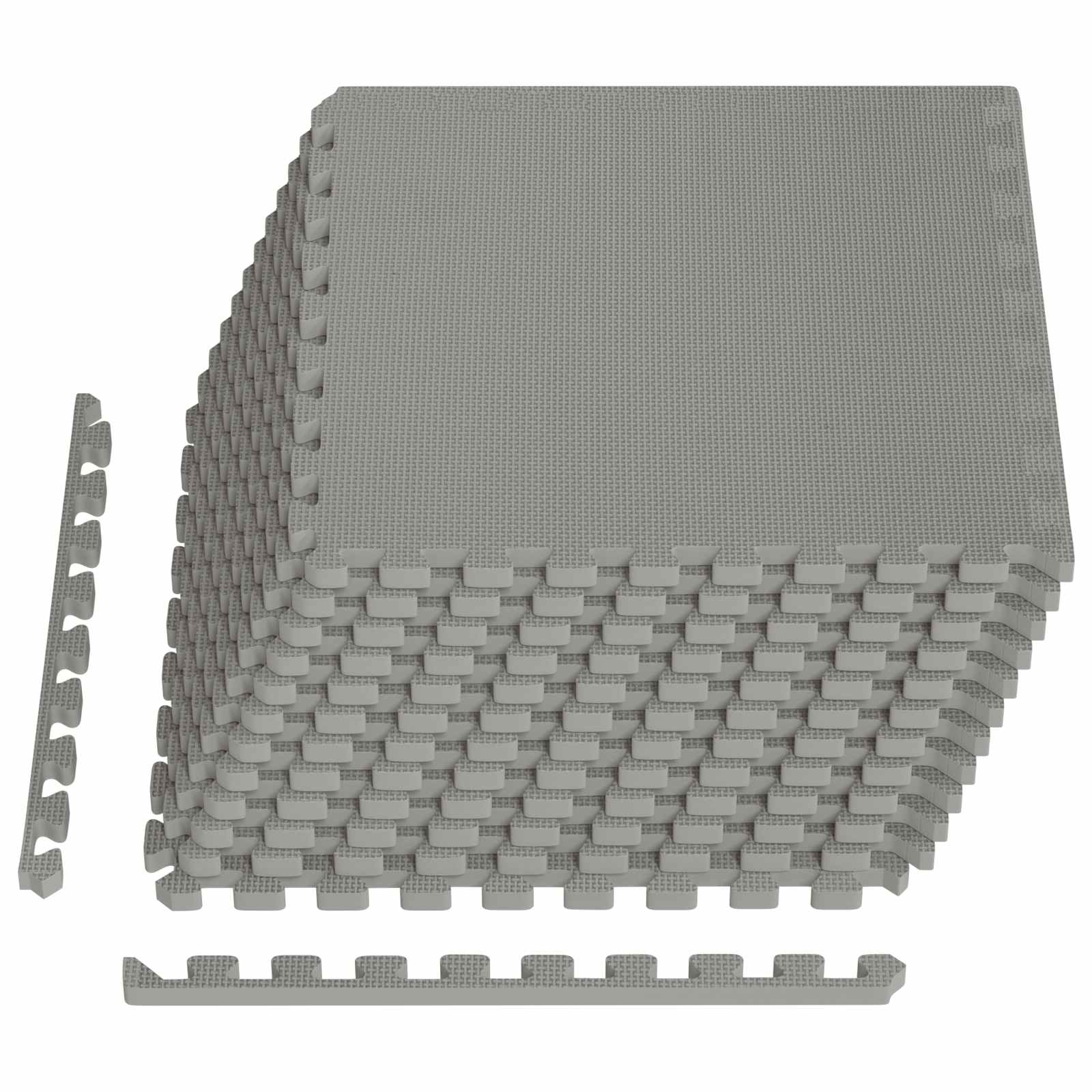vidaXL Mata podłogowa 12 pcs Szary 4,32 m² Pianka EVA