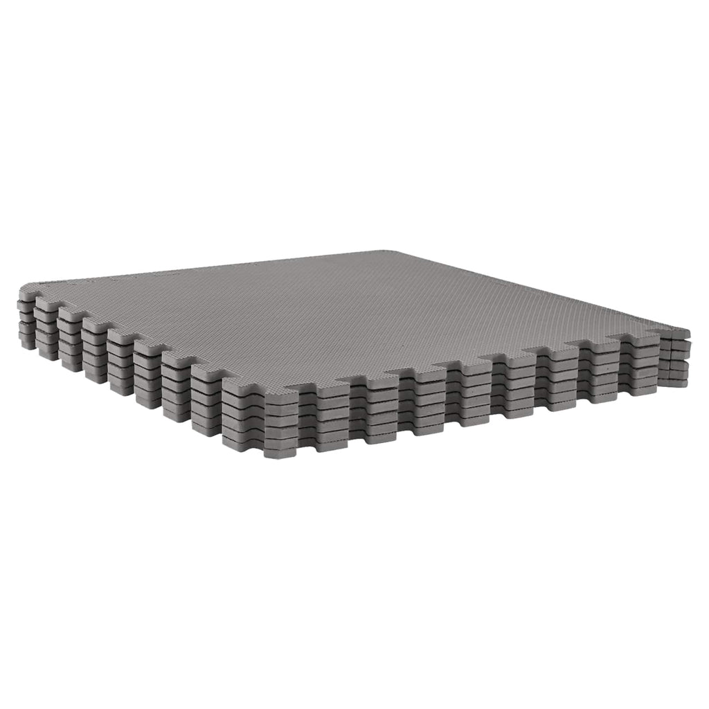 vidaXL Mata podłogowa 12 pcs Szary 4,32 m² Pianka EVA