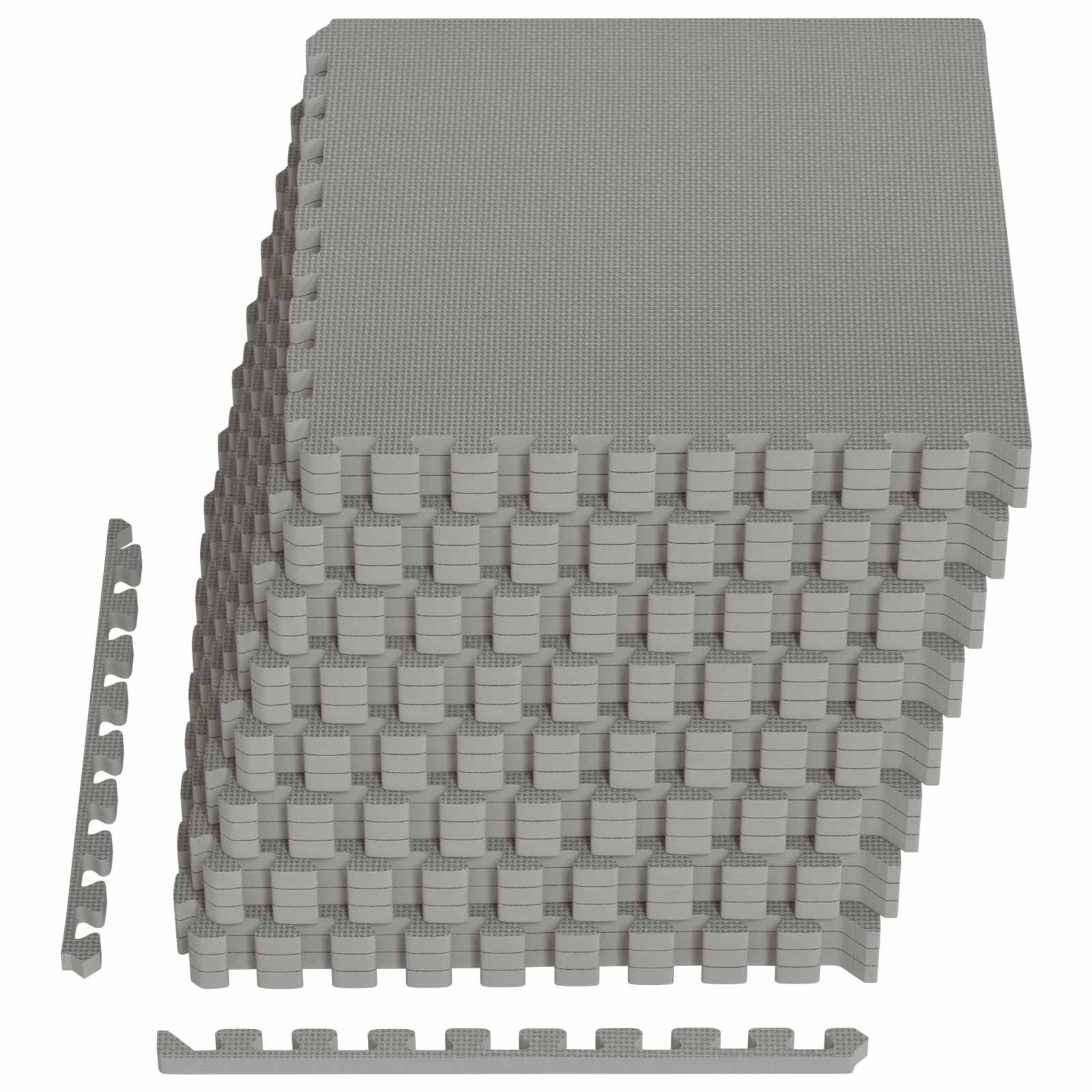 vidaXL Mata podłogowa 24 pcs Szary 8,64 m² Pianka EVA