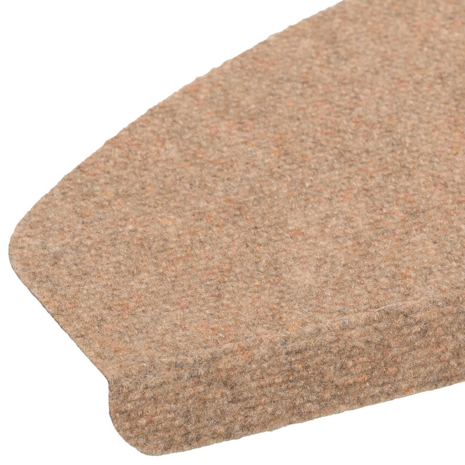 vidaXL Samoprzylepne maty na schody 15 pcs Beżowy 80 x 28 x 3,5 cm
