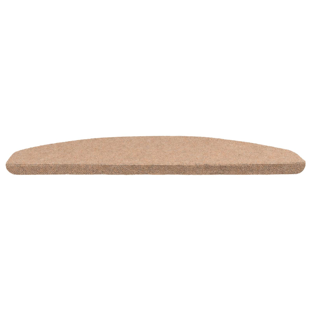 vidaXL Samoprzylepne maty na schody 15 pcs Beżowy 80 x 28 x 3,5 cm