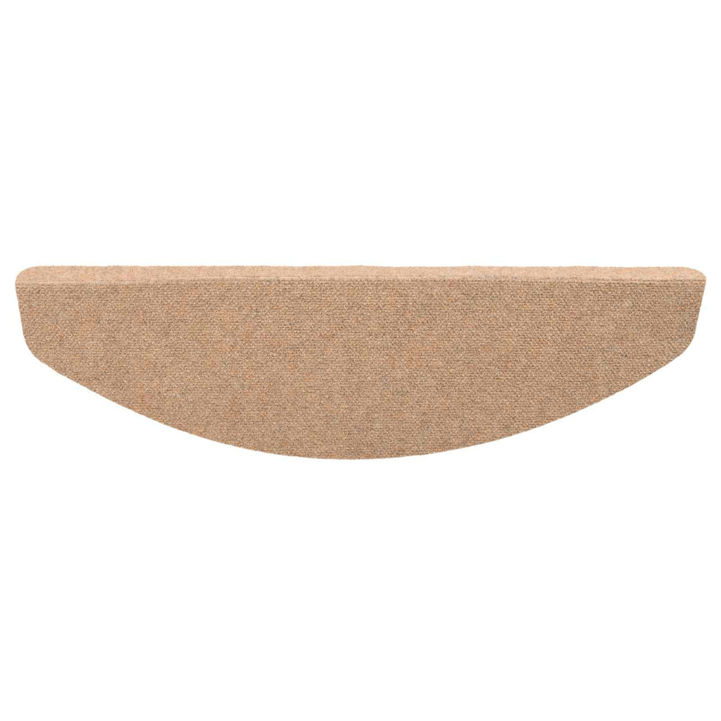vidaXL Samoprzylepne maty na schody 15 pcs Beżowy 80 x 28 x 3,5 cm