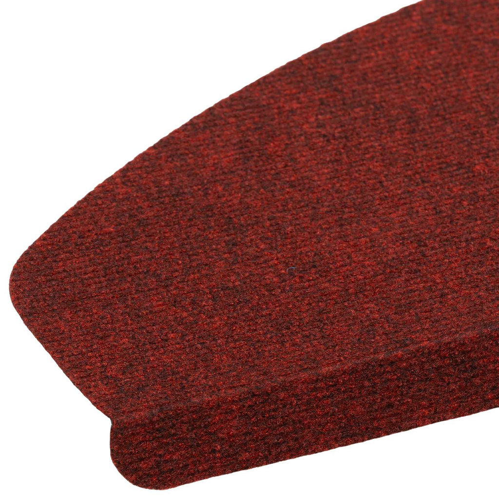 vidaXL Samoprzylepne maty na schody 15 pcs czerwony 80 x 28 x 3,5 cm