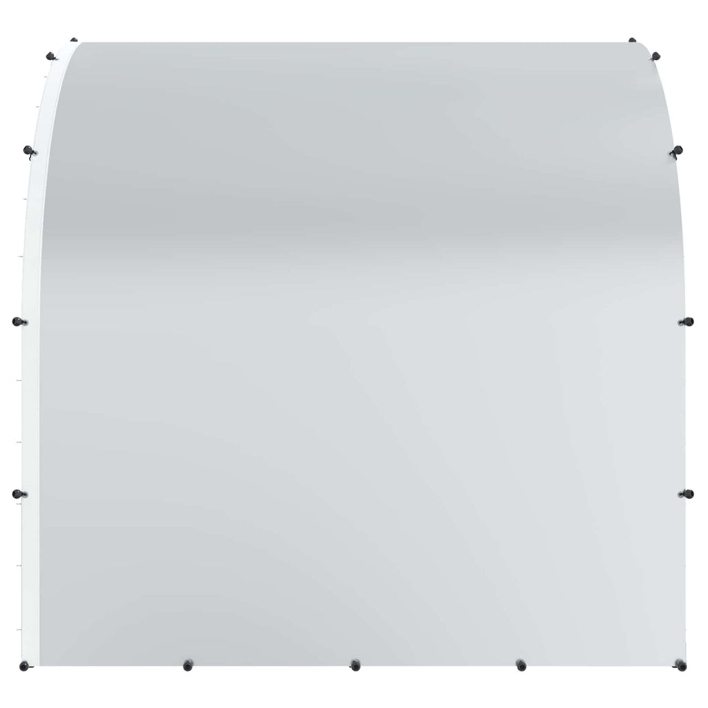 vidaXL Kurnik srebrny 200 x 200 x 200 cm Stal ocynkowana