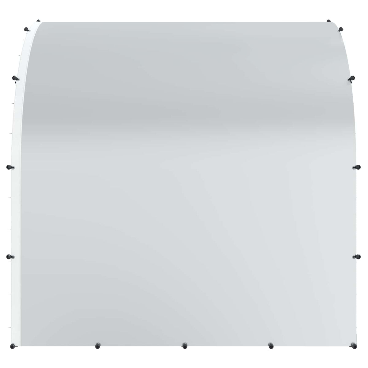 vidaXL Kurnik srebrny 200 x 200 x 200 cm Stal ocynkowana