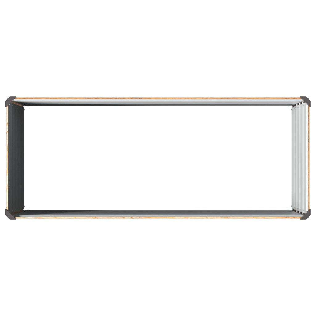 vidaXL Podniesione Łóżko Ogrodowe Brązowy Drewno 100 x 40 x 55 cm